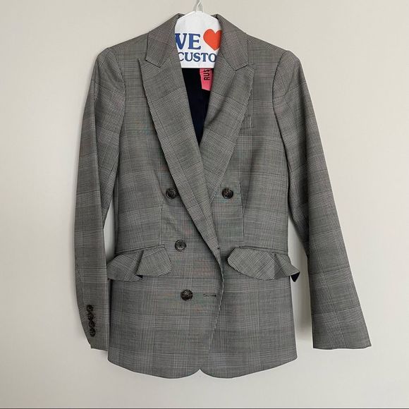 J. Crew Gray Double-Breasted Blazer - Picture 3 of 16